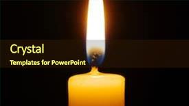  Presentation with candle - Beautiful theme featuring candle backdrop and a wine colored foreground