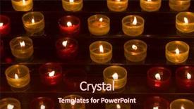  Presentation with memory - Audience pleasing theme consisting of candles in memory about died backdrop and a wine colored foreground