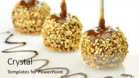  Presentation with candy - PPT theme with happy couple enjoing life together  background and a cream colored foreground