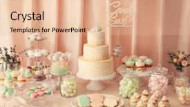  Presentation with candy cane christmas - Amazing presentation theme having candy bar table with different backdrop and a lemonade colored foreground