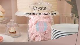  Presentation with candy - Amazing presentation theme having candy bar table with different sweets for party backdrop and a lemonade colored foreground