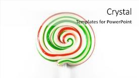  Presentation with lollipop - Amazing PPT layouts having candyland - traditional handmade lollipop isolated backdrop and a white colored foreground