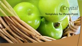  Presentation with cane - Slides featuring cane-basket-of-granny-smith background and a yellow colored foreground