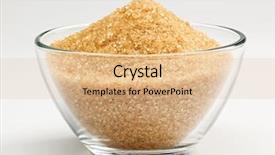  Presentation with sugar cane - PPT layouts having cane sugar in a glass background and a coral colored foreground