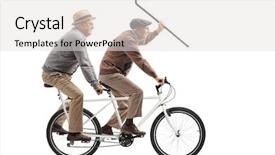  Presentation with cane - Presentation theme having canes - full length shot of two background and a light gray colored foreground