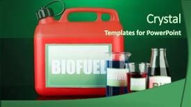  Presentation with vials - PPT layouts consisting of canister and vials on green background and a  colored foreground
