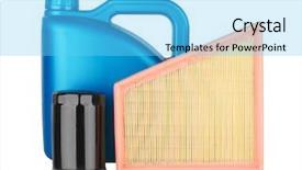  Presentation with oil and gas - Beautiful slides featuring canister with machine oil air backdrop and a  colored foreground