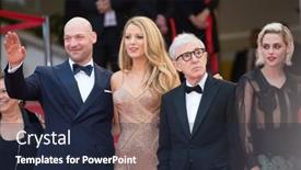  Presentation with annual gala - Beautiful slides featuring cannes-france-may-11-2016 backdrop and a wine colored foreground