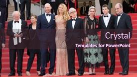  Presentation with annual gala - Colorful PPT layouts enhanced with cannes-france-may-11-2016 backdrop and a wine colored foreground