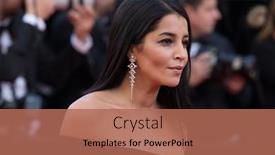  Presentation with annual gala - Theme having cannes-france-may-11-leila background and a coral colored foreground