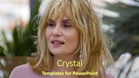  Presentation with venus - Presentation theme having cannes-france-may-25-emmanuelle background and a tawny brown colored foreground