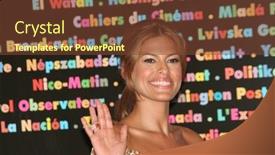  Presentation with promote - Cool new presentation theme with cannes-france-may-25-eva backdrop and a tawny brown colored foreground
