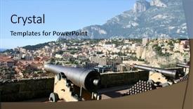  Presentation with vatican - PPT theme having militar - protection of the monte carlo background and a light blue colored foreground