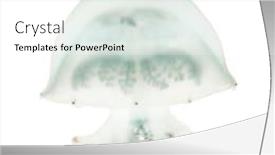  Presentation with jellyfish - Slide set enhanced with cannonball jellyfish or cabbagehead jellyfish stomolophus meleagris swimming against white background background and a white colored foreground