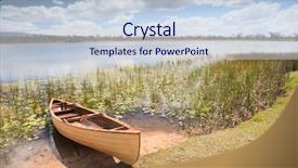  Presentation with tourism australia - PPT theme having adventure in mareeba wetlands background and a lemonade colored foreground