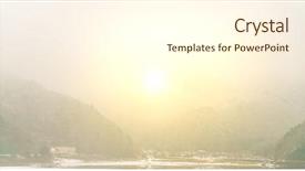  Presentation with japan shop - PPT layouts with canoe ride - lake shoji japan view background and a cream colored foreground