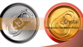 Presentation with soft drink - Amazing theme having cans backdrop and a  colored foreground