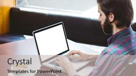  Presentation with canteen - PPT layouts having canteen at the university background and a soft green colored foreground