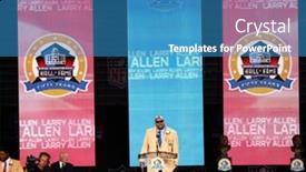  Presentation with cowboys - Presentation theme consisting of canton-oh-aug-3-former background and a teal colored foreground