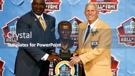  Presentation with ceremony - Slide deck enhanced with canton-oh-aug-3-former background and a ocean colored foreground