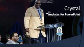  Presentation with cowboys - Slide set featuring canton-oh-aug-3-former background and a wine colored foreground