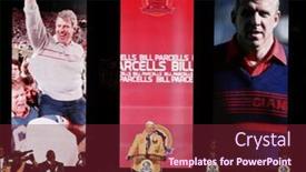  Presentation with coach - Slide set enhanced with hermoso vista del paisaje del background and a light blue colored foreground