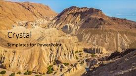  Presentation with summer trees - Audience pleasing presentation design consisting of canyon are several green tree backdrop and a yellow colored foreground