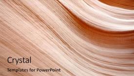  Presentation with arizona flag - Colorful presentation theme enhanced with canyon created by flash flood backdrop and a coral colored foreground