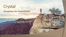  Presentation with inspiring - Audience pleasing slide set consisting of canyon national park arizona usa backdrop and a cream colored foreground