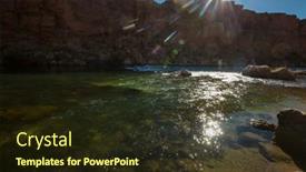  Presentation with colorado - PPT theme consisting of canyon-of-the-colorado-river background and a tawny brown colored foreground