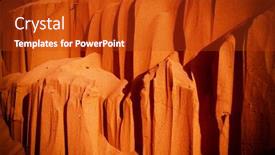  Presentation with wind - Amazing slide deck having red earth background cave - canyon sand pattern shaped backdrop and a crimson colored foreground