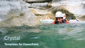  Presentation with canyoning - Beautiful presentation featuring canyoning-in-gorgol-canyon-tena backdrop and a ocean colored foreground