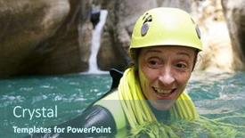  Presentation with canyoning - Beautiful presentation featuring canyoning-in-gorgol-canyon-tena backdrop and a ocean colored foreground