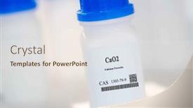  Presentation with calcium - Presentation enhanced with cao2-calcium-peroxide-cas-1305 background and a sky blue colored foreground