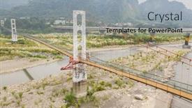  Presentation with suspension bridge - Slide set consisting of caotun-taiwan-september-10th-2020 background and a light gray colored foreground
