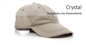  Presentation with ball bearing on a white - Slides consisting of cap on a white background background and a white colored foreground