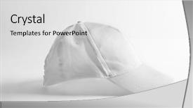  Presentation with design - PPT layouts enhanced with cap on white background mockup background and a white colored foreground