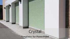  Presentation with green - Amazing slide deck having bicycle lanes in park bicycle backdrop and a seafoam green colored foreground