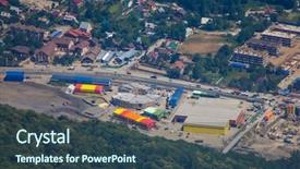  Presentation with capacity building - Beautiful PPT layouts featuring capacity building - top view of krasnaya polyana backdrop and a ocean colored foreground