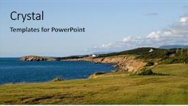  Presentation with nova scotia - PPT theme consisting of cape breton island nova scotia background and a  colored foreground