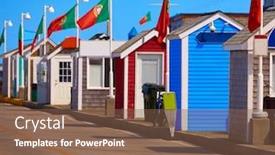  Presentation with cape cod - Amazing presentation theme having cape cod provincetown port backdrop and a violet colored foreground