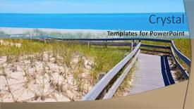 Presentation with cape cod - Slide set enhanced with cape cod sandy neck beach in barnstable massachusetts usa background and a light blue colored foreground