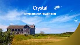  Presentation with cape cod - Slide set featuring cape cod truro house museum in massachusetts usa background and a dark gray colored foreground