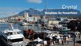  Presentation with cape town south africa - Presentation theme featuring cape-town-south-africa-february background and a teal colored foreground