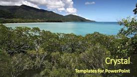 Presentation with queensland - Beautiful presentation theme featuring cape tribulation far north queensland backdrop and a tawny brown colored foreground