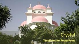  Presentation with sea galilee - Slide deck having capernaum sea of galilee israel background and a  colored foreground