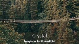  Presentation with suspension bridge - Slide deck consisting of capilano-suspension-bridge-in-vancouver background and a tawny brown colored foreground