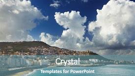  Presentation with africa - Amazing presentation theme having capital city of algeria backdrop and a teal colored foreground