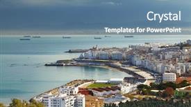  Presentation with africa - Colorful PPT layouts enhanced with capital city of algeria backdrop and a seafoam green colored foreground