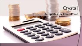  Presentation with capital investment - Audience pleasing presentation theme consisting of capital gains losses - calculation of financial growth backdrop and a lemonade colored foreground